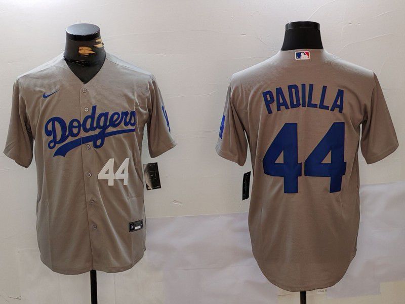 Men Los Angeles Dodgers #44 Padilla Grey Game 2024 Nike MLB Jersey style 7->indianapolis colts->NFL Jersey